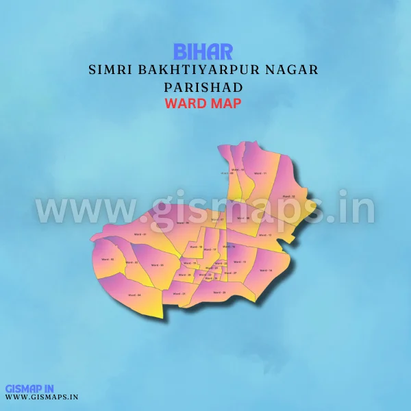 Simri Bakhtiyarpur Nagar Parishad Ward Map